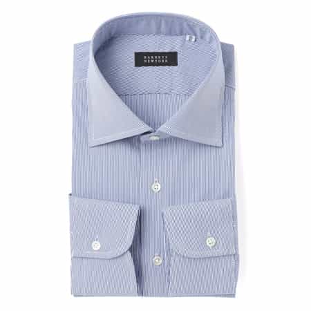 ピンストライプ柄ドレスシャツ