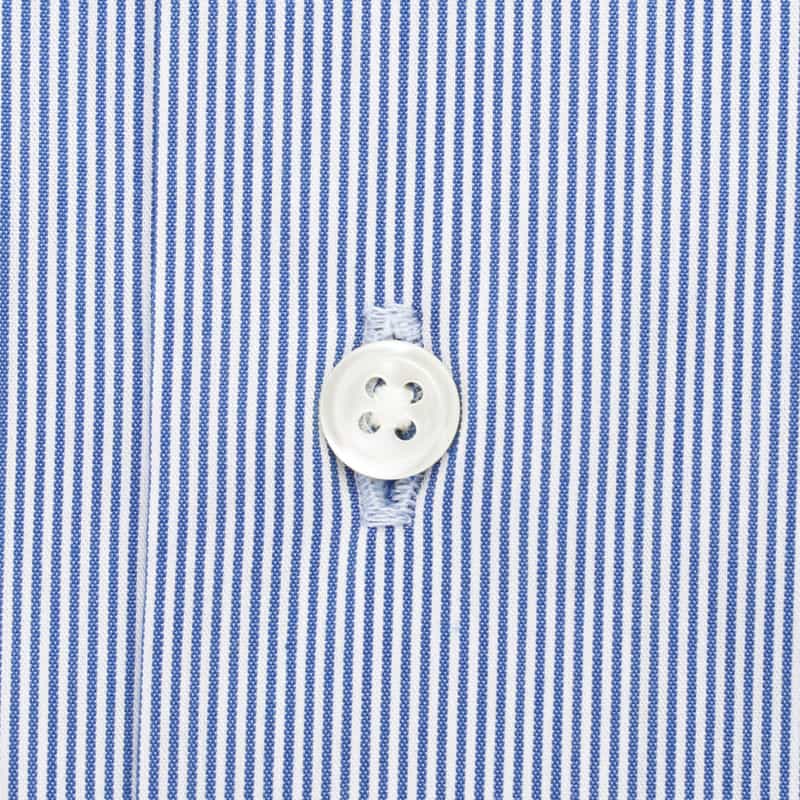 BARNEYS NEW YORK ピンストライプ柄ドレスシャツ NAVY