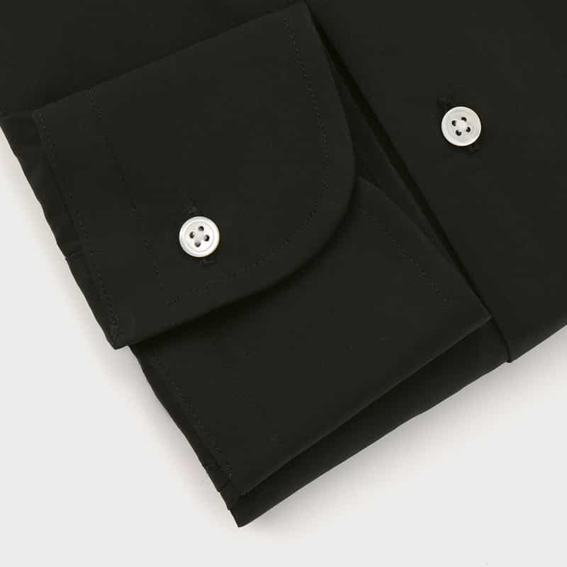 BARNEYS NEW YORK ドレスシャツ（THOMAS MASON社製生地使用） BLACK