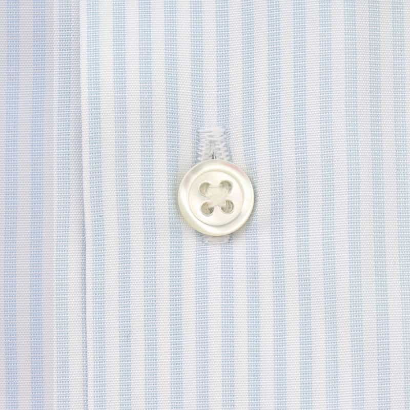 BARNEYS NEW YORK ストライプ柄ドレスシャツ（THOMAS MASON社製生地使用） LIGHT BLUE