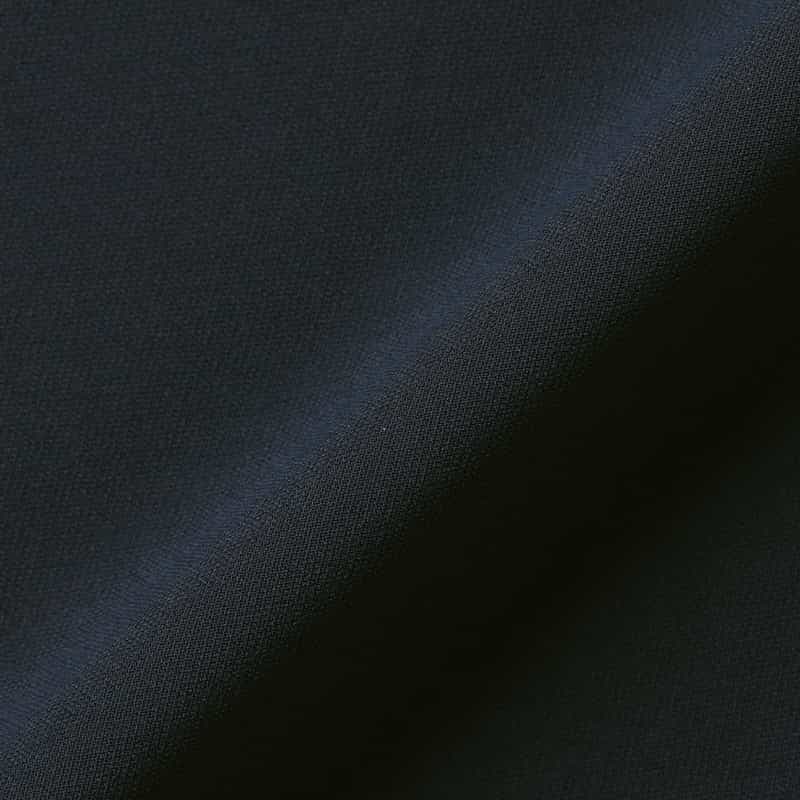 BARNEYS NEW YORK ウォッシャブル デザインポケット タックワイドパンツ NAVY