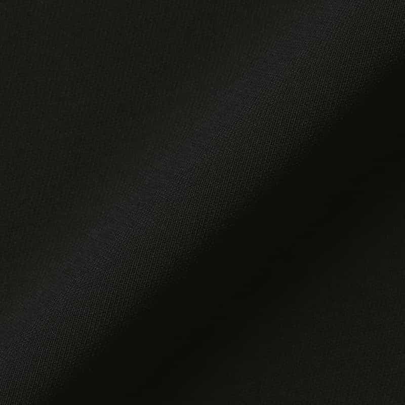 BARNEYS NEW YORK ウォッシャブル デザインポケット タックワイドパンツ BLACK