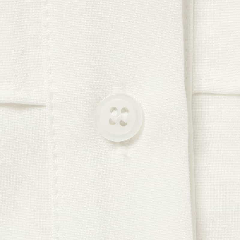 BARNEYS NEW YORK ウォッシャブル　ラッフルデザイン シアーブラウス OFF WHITE