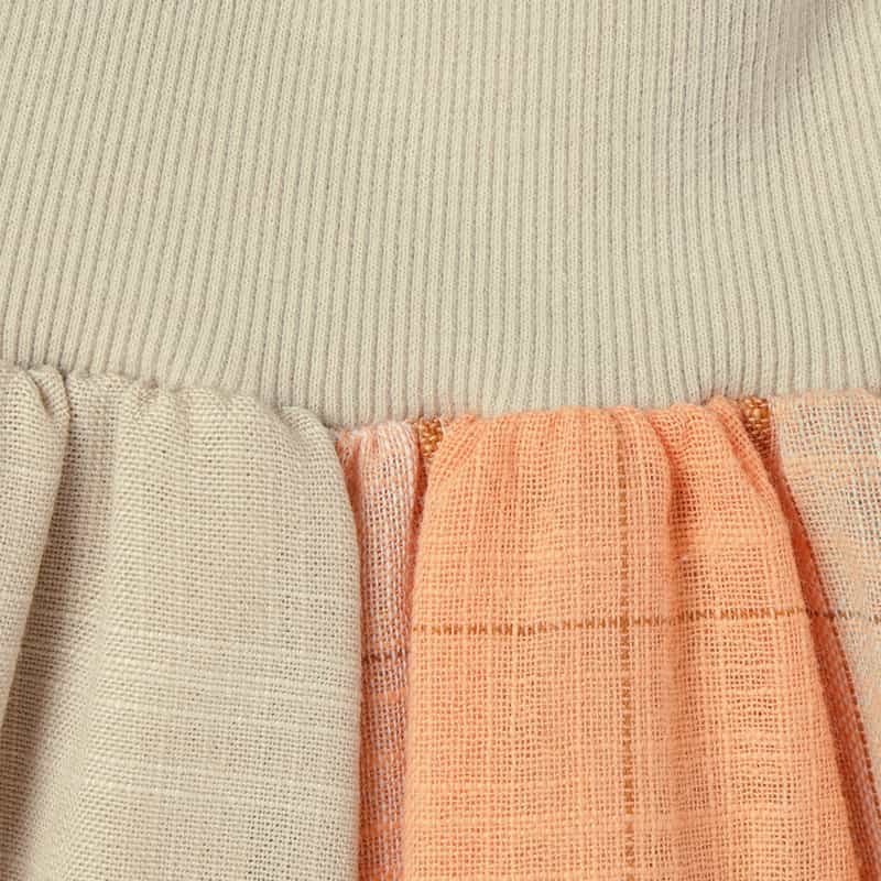 BARNEYS NEW YORK ウォッシャブル パネル切替ロングフレアスカート BEIGE