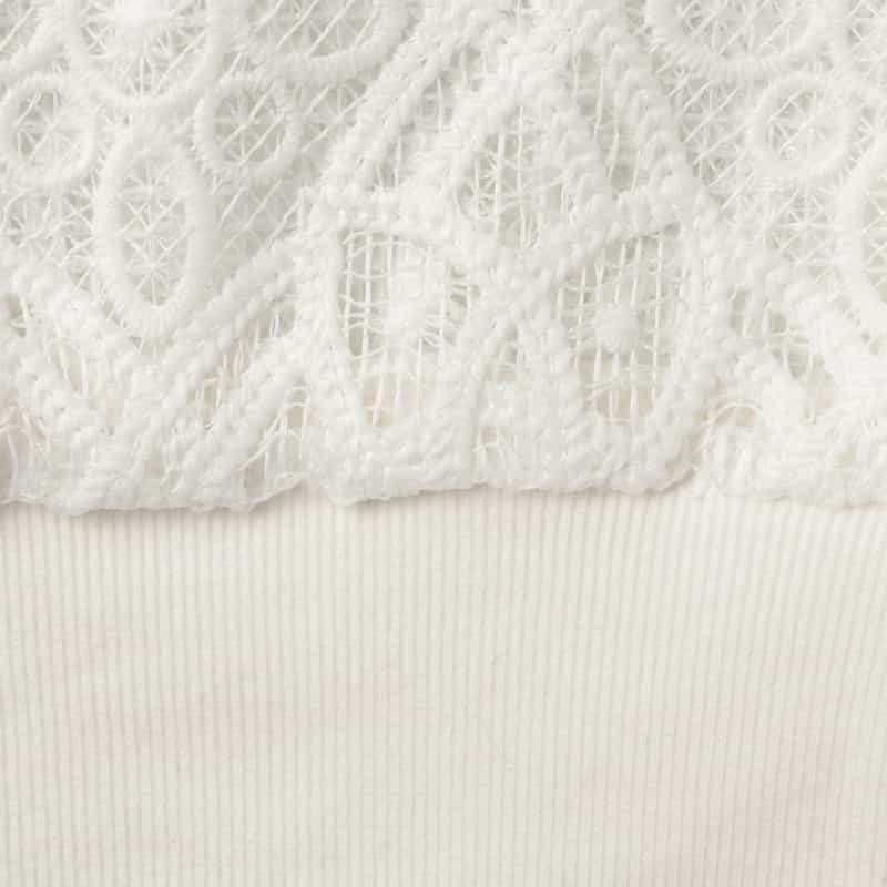 BARNEYS NEW YORK ウォッシャブル コード刺繍2WAYカーディガン WHITE