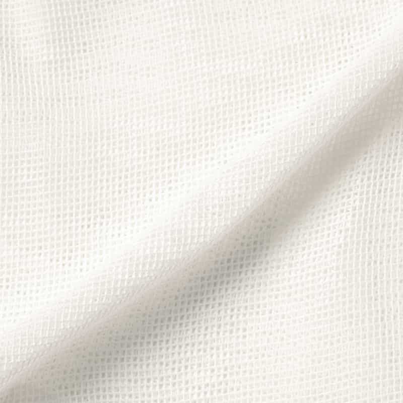 BARNEYS NEW YORK ウォッシャブル メッシュ素材ジップアップパーカー WHITE