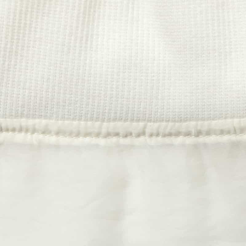 BARNEYS NEW YORK ウォッシャブル レースドッキング シアー素材ショートブルゾン WHITE