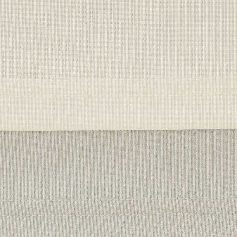 BARNEYS NEW YORK ウォッシャブル レイヤードデザインリブカットソー WHITE