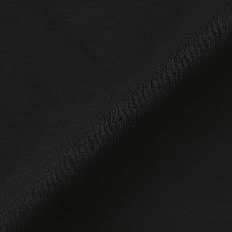 BARNEYS NEW YORK ウォッシャブル コットン ギャザーカットソー BLACK