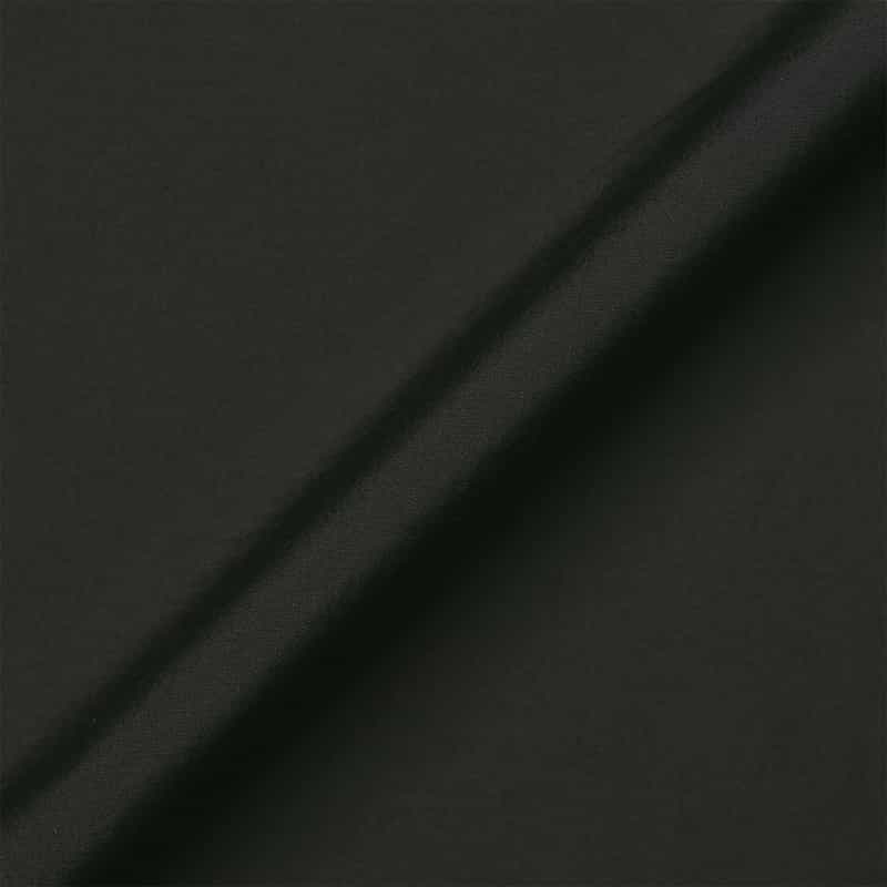 BARNEYS NEW YORK ウォッシャブル バンドカラーシャツドレス BLACK