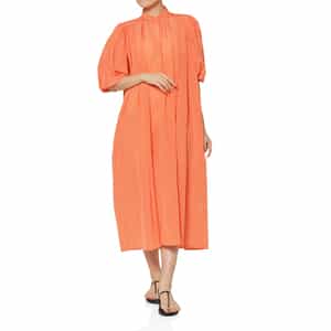 ウォッシャブル ボリュームスリーブ シャツドレス