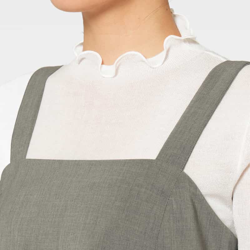 BARNEYS NEW YORK セットアップ ウォッシャブル キャミソール GRAY