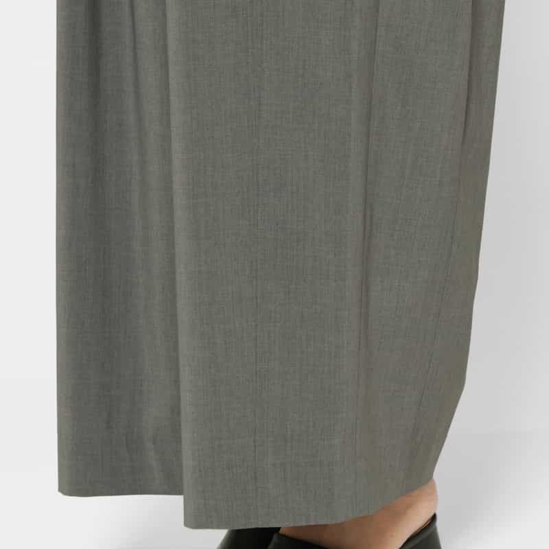 BARNEYS NEW YORK セットアップ ウォッシャブル タックパンツ GRAY