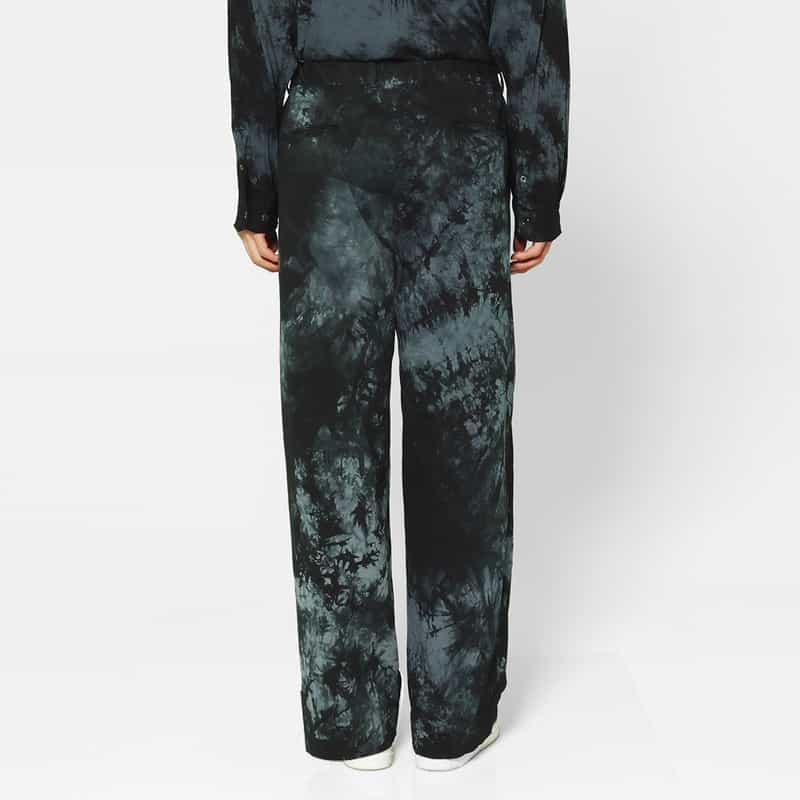 KANEMASA PHIL. KANEMASA PHIL.＜カネマサフィル＞ バーニーズ　ニューヨーク限定 ディップダイ イージーパンツ BLACK