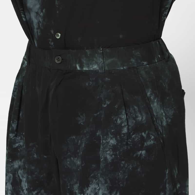 KANEMASA PHIL. KANEMASA PHIL.＜カネマサフィル＞ バーニーズ　ニューヨーク限定 ディップダイ イージーパンツ BLACK