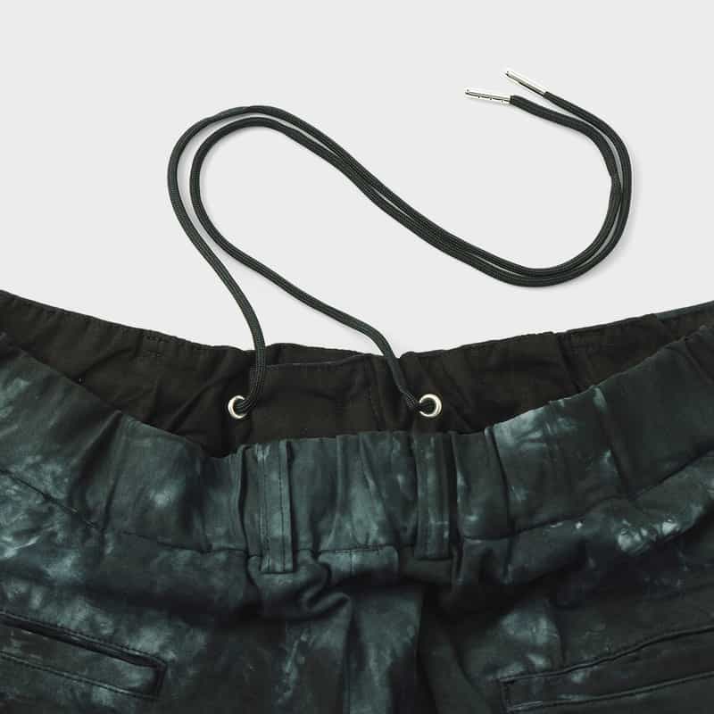 KANEMASA PHIL. KANEMASA PHIL.＜カネマサフィル＞ バーニーズ　ニューヨーク限定 ディップダイ イージーパンツ BLACK