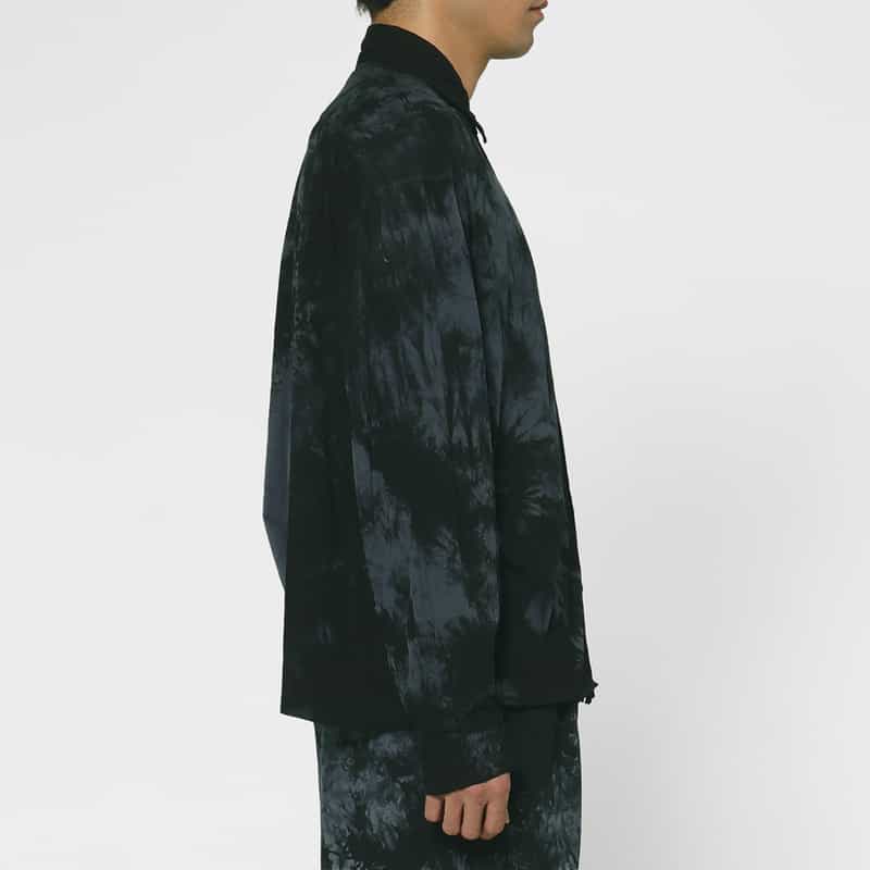 KANEMASA PHIL. KANEMASA PHIL.＜カネマサフィル＞ バーニーズ　ニューヨーク限定 ディップダイ カジュアルシャツ BLACK