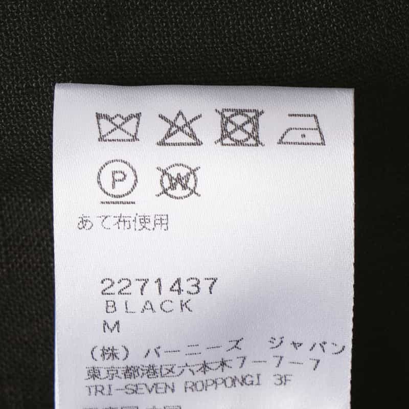 COMMAS COMMAS＜コンマ＞ リネンシャツ BLACK