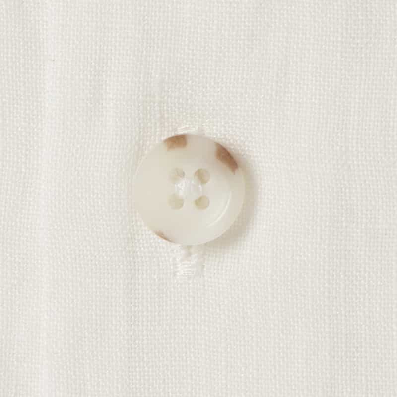 COMMAS COMMAS＜コンマ＞ リネンシャツ WHITE