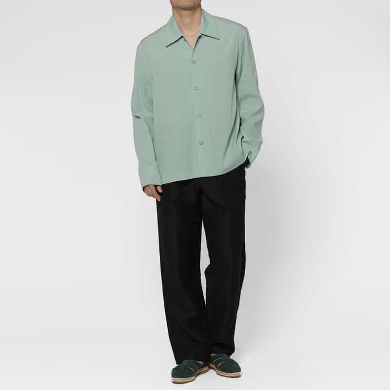 COMMAS COMMAS＜コンマ＞ カジュアルシャツ BLUE