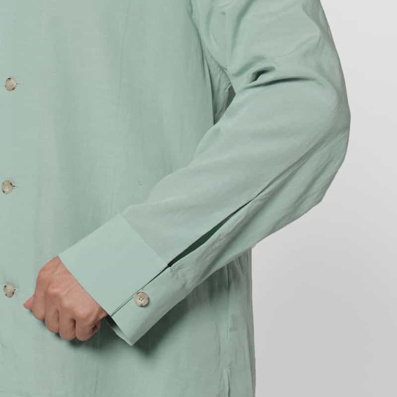 COMMAS COMMAS＜コンマ＞ カジュアルシャツ BLUE