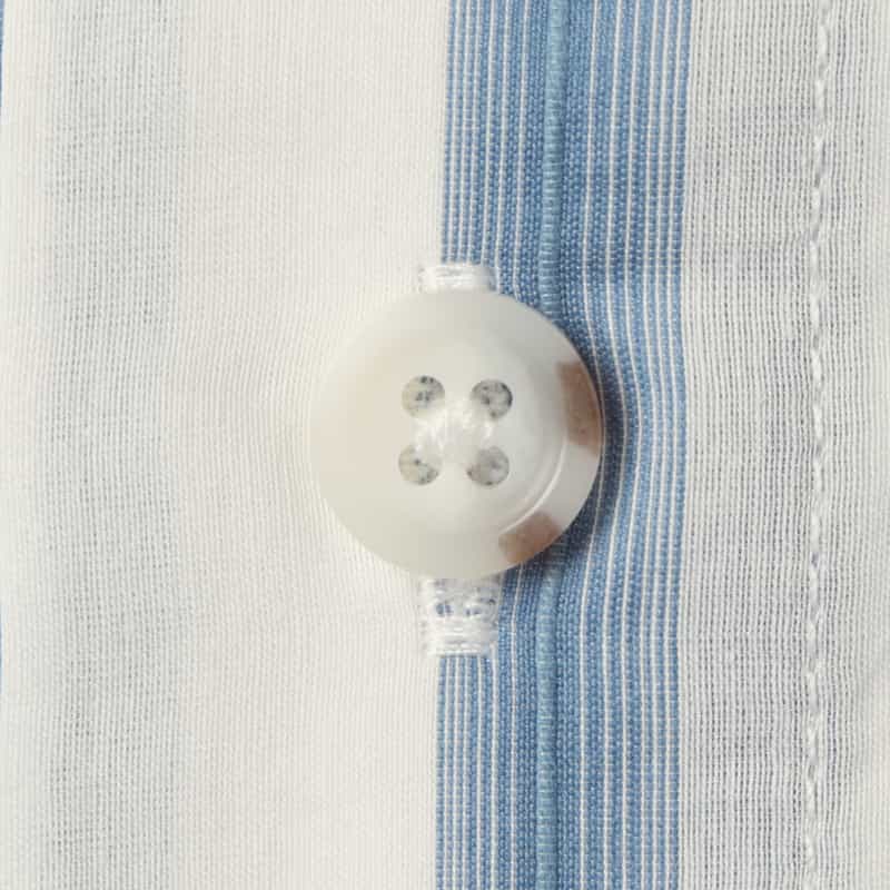 COMMAS COMMAS＜コンマ＞ ストライプ柄カジュアルシャツ LIGHT BLUE