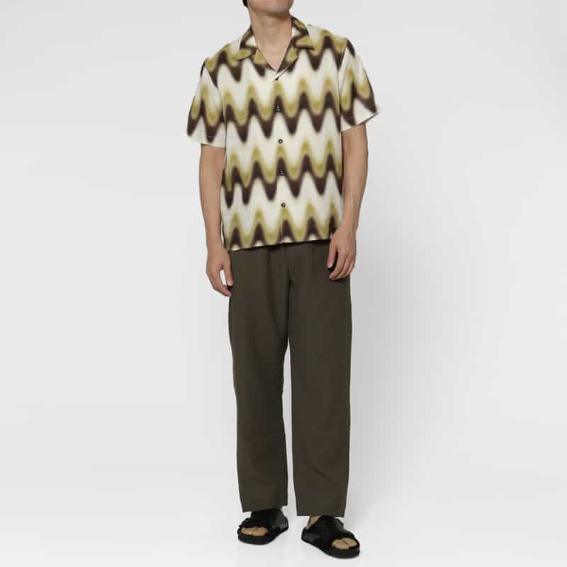 COMMAS COMMAS＜コンマ＞ ボウリングシャツ MULTI COLOR