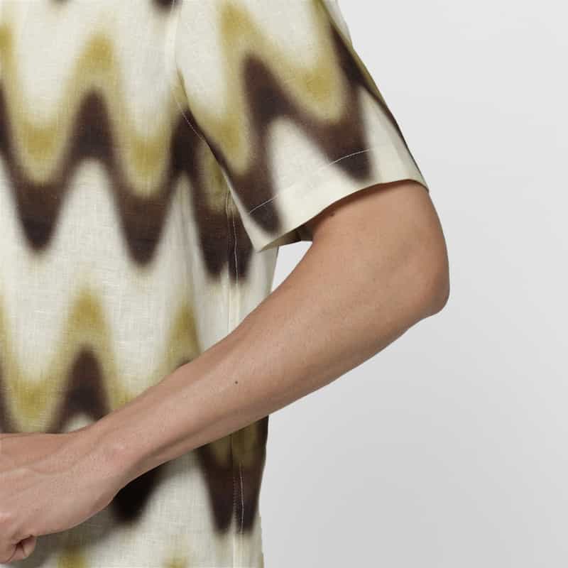 COMMAS COMMAS＜コンマ＞ ボウリングシャツ MULTI COLOR