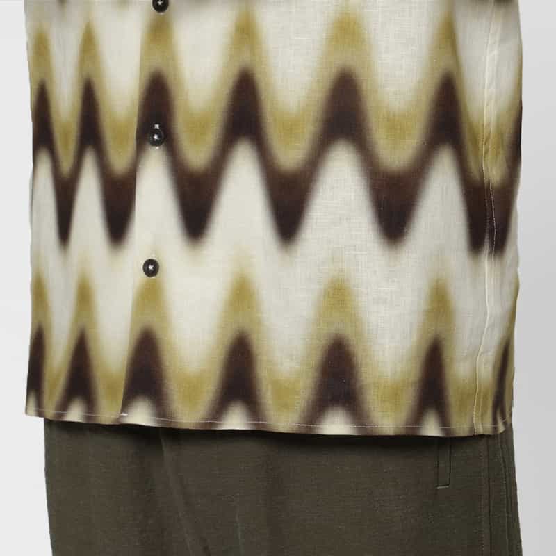 COMMAS COMMAS＜コンマ＞ ボウリングシャツ MULTI COLOR