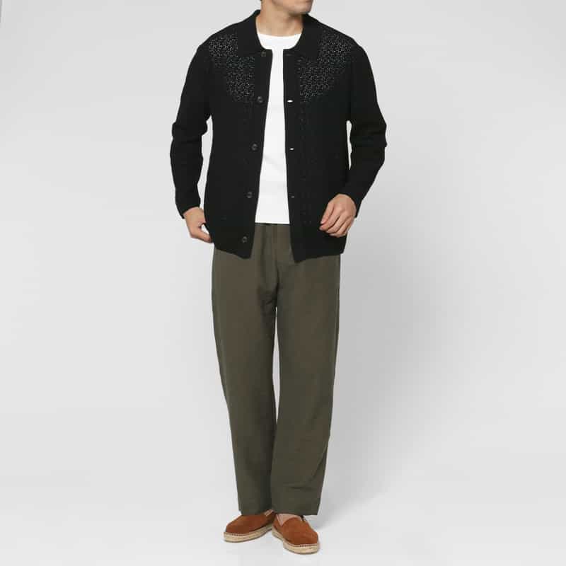 COMMAS COMMAS＜コンマ＞ ニットカーディガン BLACK