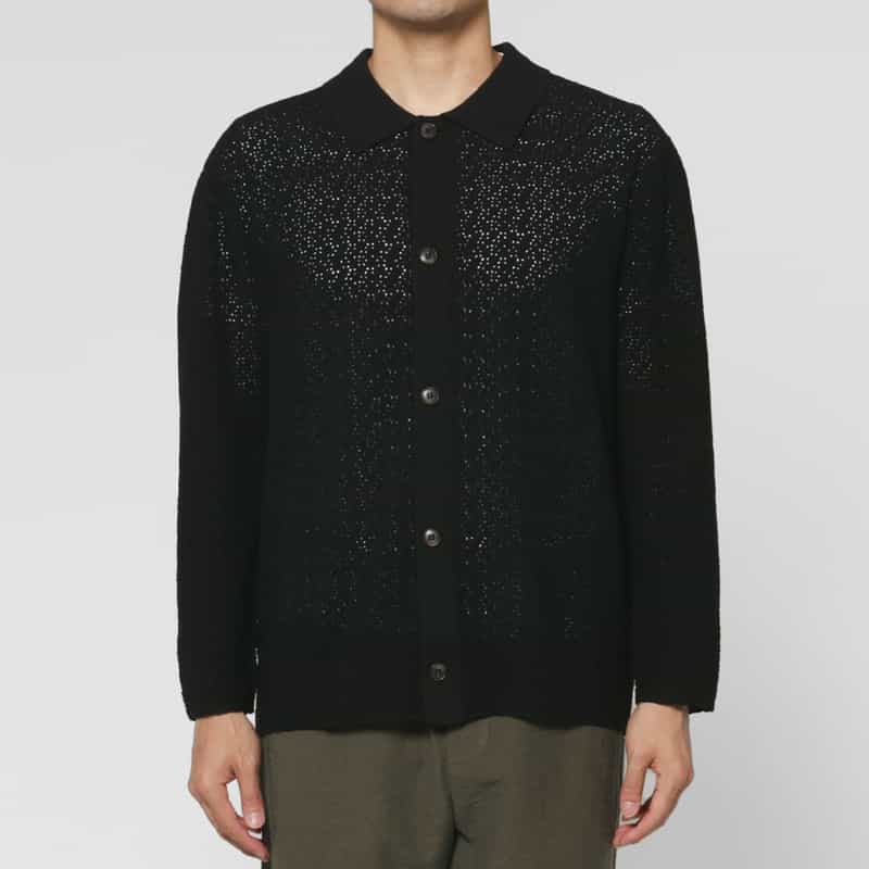 COMMAS COMMAS＜コンマ＞ ニットカーディガン BLACK