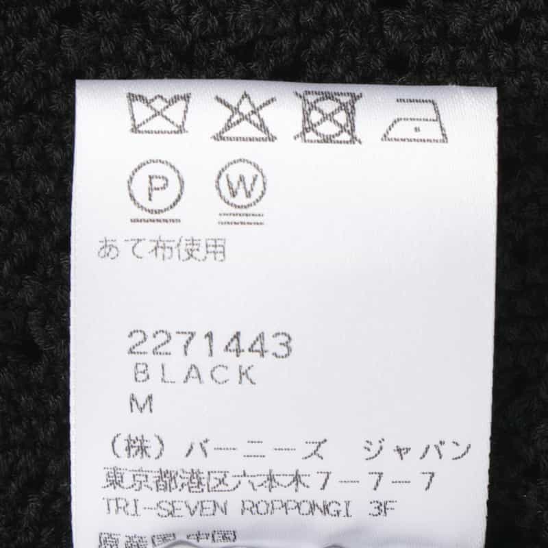 COMMAS COMMAS＜コンマ＞ ニットカーディガン BLACK