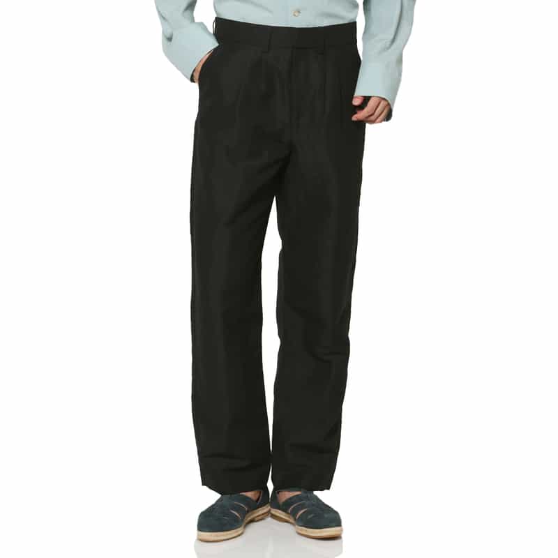 COMMAS COMMAS＜コンマ＞ タック入りパンツ BLACK