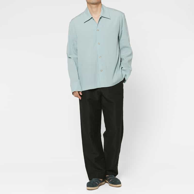 COMMAS COMMAS＜コンマ＞ タック入りパンツ BLACK