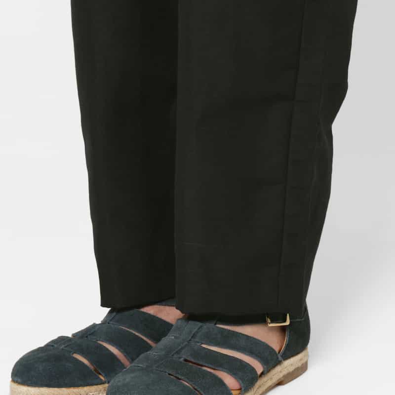 COMMAS COMMAS＜コンマ＞ タック入りパンツ BLACK