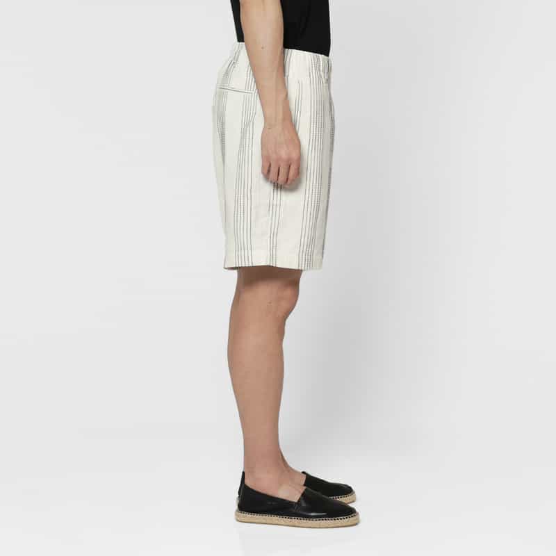 COMMAS COMMAS＜コンマ＞ ストライプ柄ショーツ WHITE