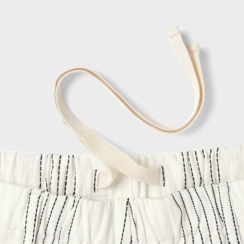 COMMAS COMMAS＜コンマ＞ ストライプ柄ショーツ WHITE