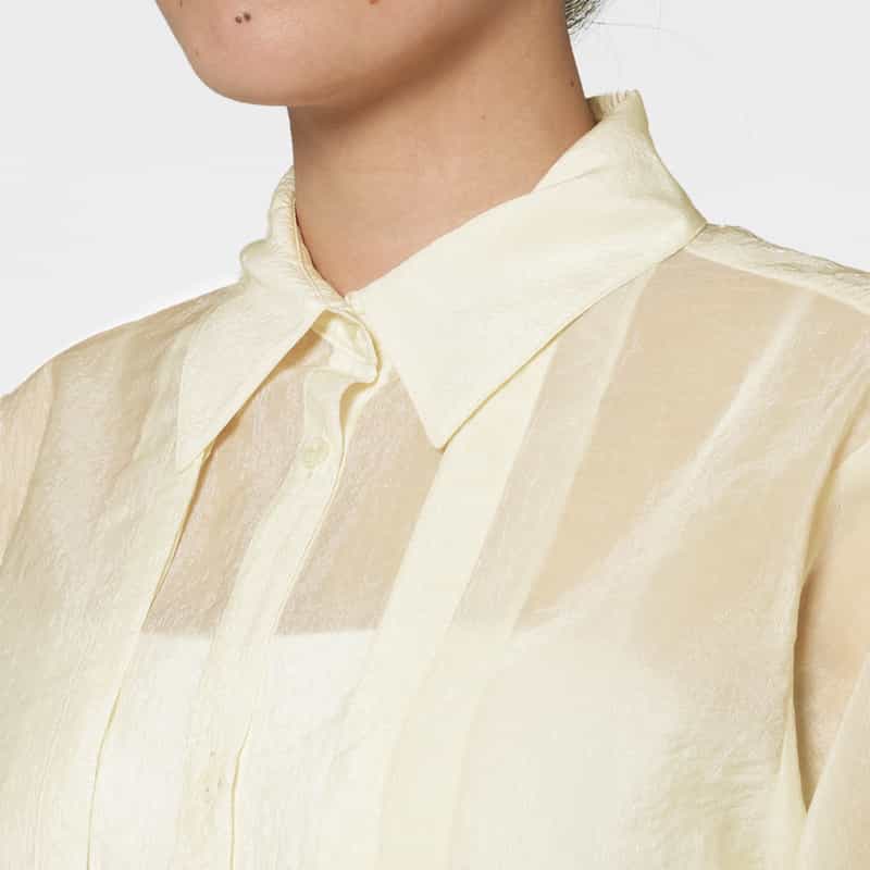 ATELIER EDITION ATELIER EDITION ＜アトリエ エディション＞シアー素材シャツ IVORY