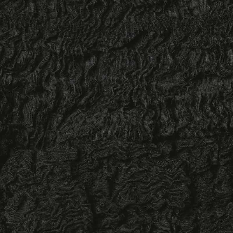 ATELIER EDITION ATELIER EDITION ＜アトリエ エディション＞フリルヘム ボリュームブラウス BLACK