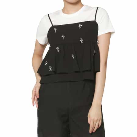 ATELIER EDITION ＜アトリエ エディション＞ビーズ刺繍 キャミソール