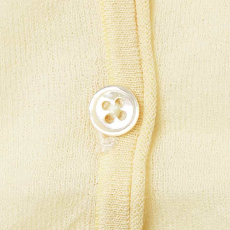 ATELIER EDITION ATELIER EDITION ＜アトリエ エディション＞シアーニットカーディガン YELLOW