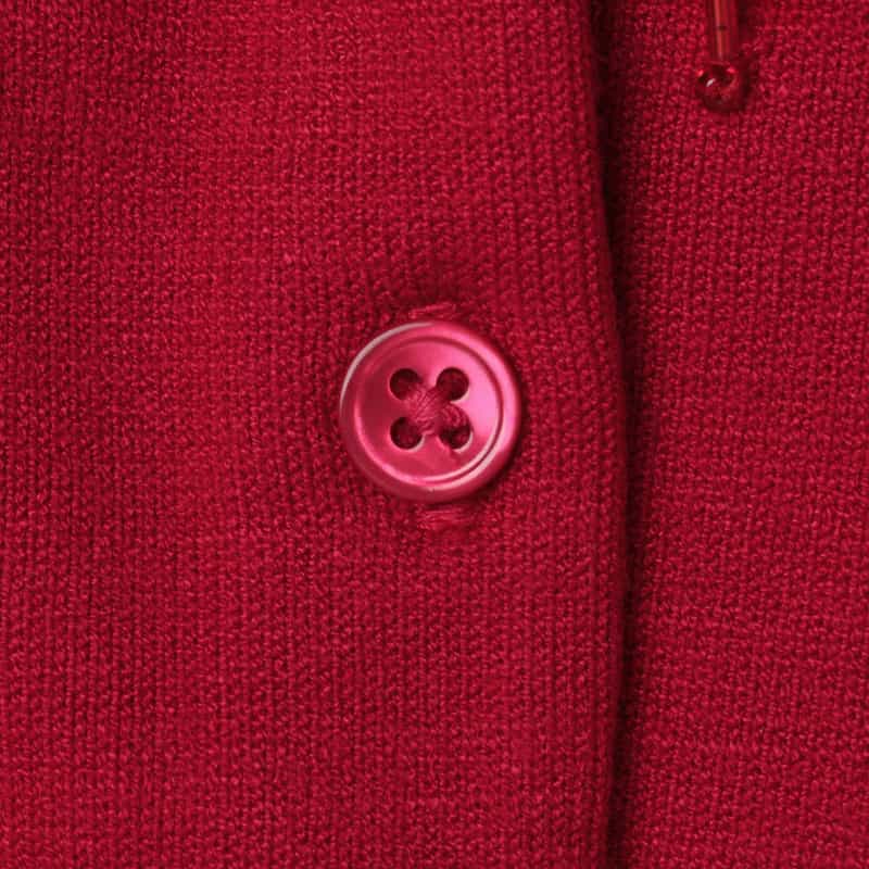 ATELIER EDITION ATELIER EDITION ＜アトリエ エディション＞ ビーズ刺繍ニットカーディガン RED