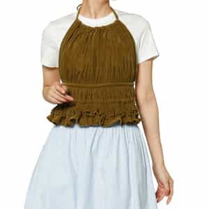 ATELIER EDITION ＜アトリエ エディション＞ホルターネック フリルキャミソール