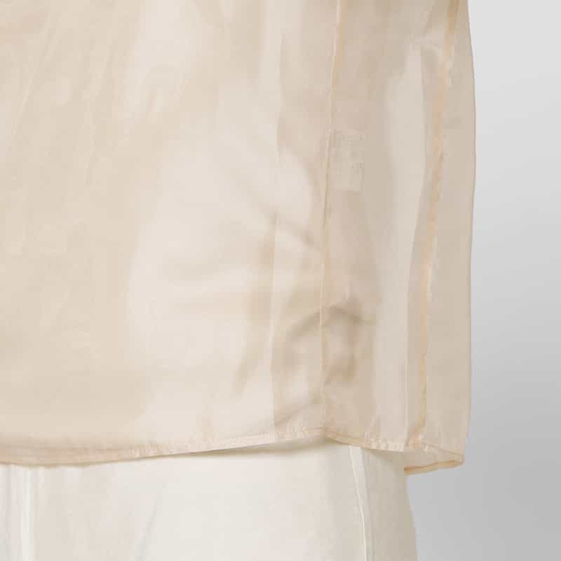 ATELIER EDITION ATELIER EDITION ＜アトリエ エディション＞シアー素材 ボウタイブラウス PINK