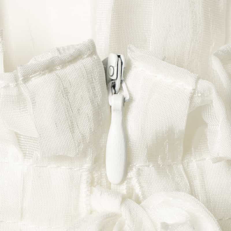 ATELIER EDITION ATELIER EDITION ＜アトリエ エディション＞シアー素材 フリルキャミソール WHITE