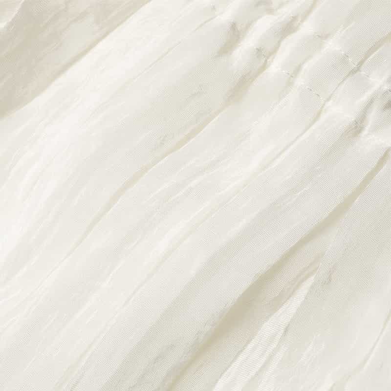 ATELIER EDITION ATELIER EDITION ＜アトリエ エディション＞シアー素材 フリルキャミソール WHITE