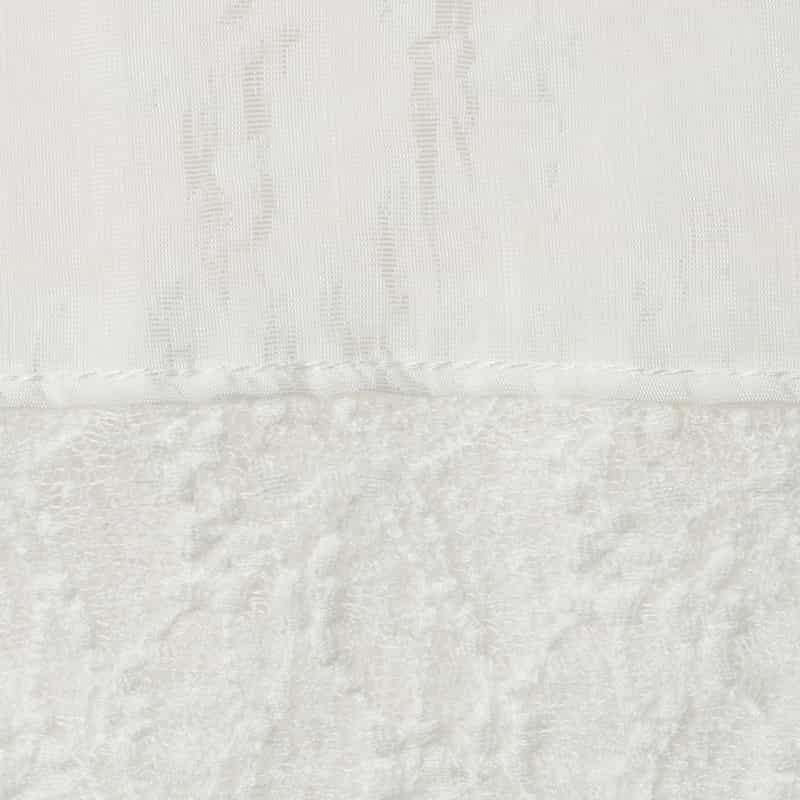 ATELIER EDITION ATELIER EDITION ＜アトリエ エディション＞シアー素材 レースヘム レイヤードドレス WHITE