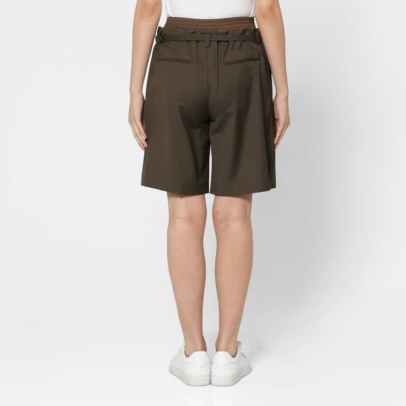 ATELIER EDITION ATELIER EDITION ＜アトリエ エディション＞ベルト付きショートパンツ BROWN