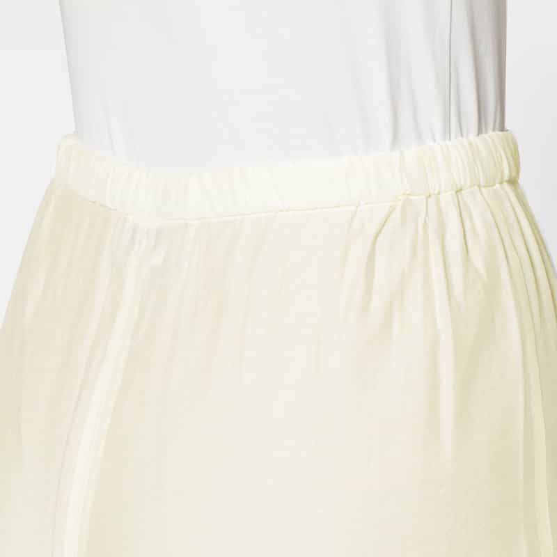 ATELIER EDITION ATELIER EDITION ＜アトリエ エディション＞ドローストリング シアーパンツ WHITE