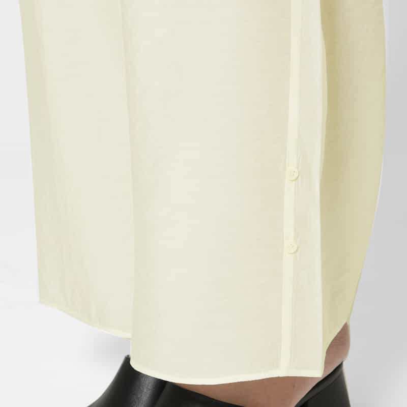 ATELIER EDITION ATELIER EDITION ＜アトリエ エディション＞ドローストリング シアーパンツ WHITE